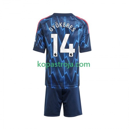 Billiga Fotbollströjor Arsenal Viktor Gyokeres 14 Barn Borta tröja 2025/26 Kortärmad